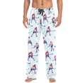 thumbnail image 7 of FORMRS Mens Pajama Pants with Pockets Sleepwear Lounge Bottoms Sizes S-2XL, Blue Ice Hockey, 7 of 7
