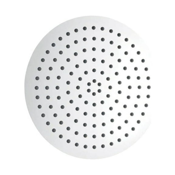 DAX Brass Round Rain Shower Head, 12", Brushed Nickel