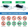 thumbnail image 3 of LAICAIW 24 Pack Travel Space Saver Bags Vacuum Storage, with Sizes Medium to Large, Sealer Bag Roll-up Compression Storage No Vacuum Needed and Packing Organizers for Travel, comforters, blankets, a, 3 of 6