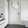 thumbnail image 4 of Over The Door Clothes Hanging Rod, Black, 4 of 4