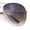 Gold - Gradient Brown, variant on Airforce Mens Oversize Classic Officer Metal Rim Aviator Sunglasses / Silver Frame - Smoke Lens