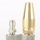 thumbnail image 2 of Boquilla de limpieza de desagüe turbo inverso para alcantarillado con conexión rápida de 3000 PSI para hidrolavadora, 1 pieza de repuesto 0.375 pulgadas A, 2 of 4