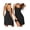 Black, variant on Cotton Nightgowns for Women Sleeveless Racerback Night Gown Spaghetti Strap Sleep Dress Chemise Sleepwear