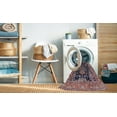 thumbnail image 2 of Ahgly Company Machine Washable Indoor Rectangle Traditional Rosy Pink Area Rugs, 4' x 6', 2 of 7