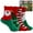 002, variant on 4 Pairs Fuzzy Socks for Women Girls Gifts Cute Cozy Fluffy Sock Warm Fuzzy Xmas Holiday Socks