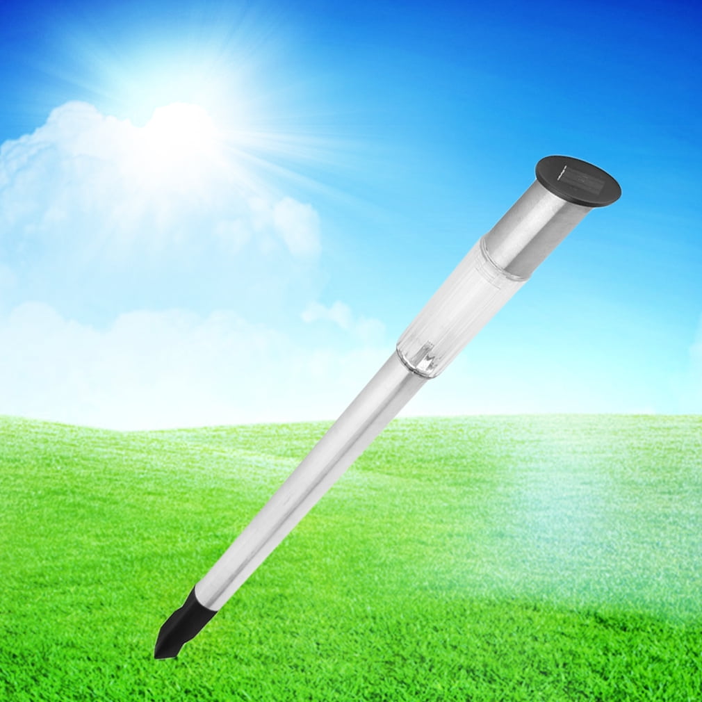 Outdoor Garden Stainless Steel LED Solar Path Landscape Light Lamp NEW