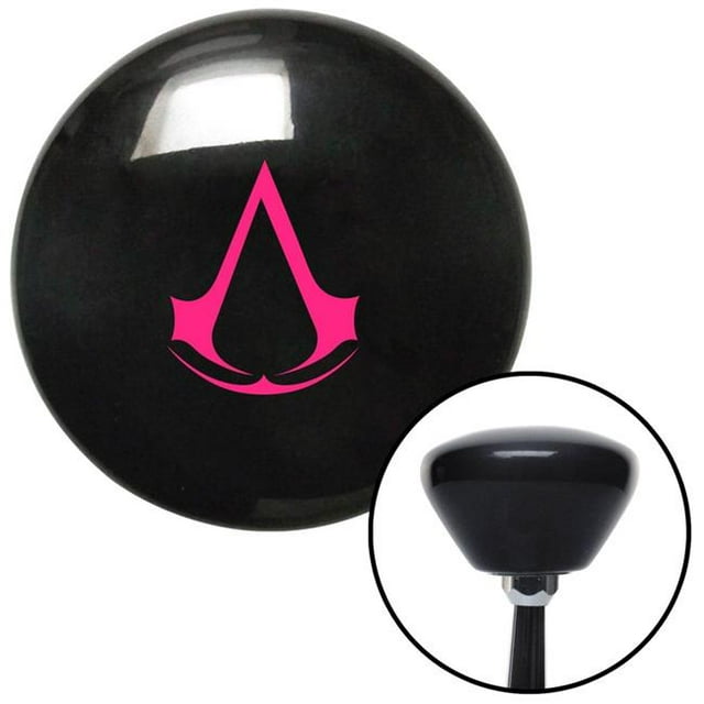 Bouton de Changement de Vitesse Rétro Noir Creed Assassins Rose avec M16 x 1,5 Insert Shifter Auto Brody