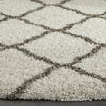 thumbnail image 6 of SAFAVIEH Hudson Aline Geometric Shag Area Rug, Ivory/Beige, 7' x 7' Round, 6 of 10
