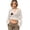 Beige, variant on Women Hollow Out Crochet Knit Crop Tops Color Block Long Sleeve Square Neck Fall Sweaters Tops