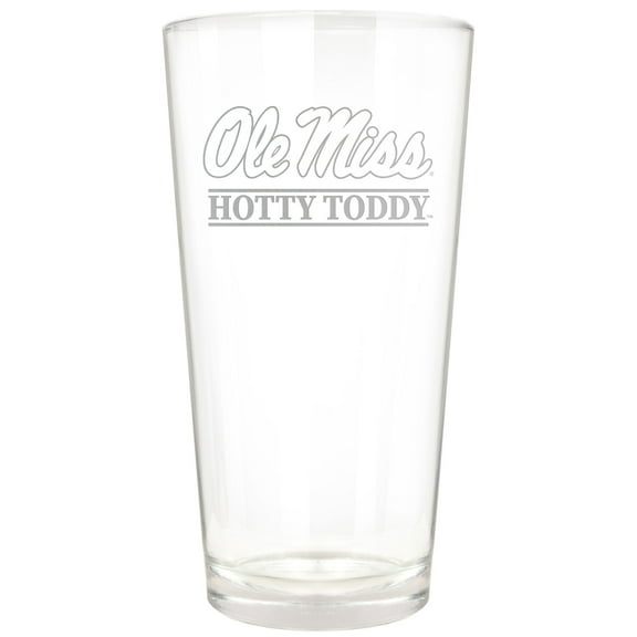 Ole Miss Rebels Etched 16oz. Rally Cry Pint Glass