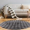 thumbnail image 4 of Rkxzt Round Area Rugs Bedroom Rug Soft Plush Fluffy Round Rug Modern Style Area Rug Living Room Coffee Table Sofa Rugs, 4 of 6