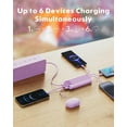 thumbnail image 3 of Portable Charger with Built in Cables, Portable Charger with Cords Wires Slim 10000mAh Travel Essentials Battery Pack 6 Outputs 3A High Speed Power Bank for iPhone Samsung Pixel LG Moto iPad, 3 of 19
