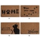 thumbnail image 5 of 5 alfombras de entrada antideslizantes con letras de animales de 40 x 60 cm (4) Likrtyny Oficina Multiescena Multifunción, 5 of 9