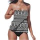 thumbnail image 2 of Neewe 2PC Summer Blouson Print Swimsuits for Women 2026 Tummy Control Bathing Suits Swim Tankini and Shorts, 2 of 4