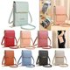 thumbnail image 1 of Bolso bandolera de cuero antirrobo para mujeres y niñas, bolsos de mano, carteras, monedero de cuero para teléfono con correa larga, bolso bandolera con bloqueo RFIDScvvd, 1 of 4