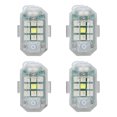thumbnail image 1 of Lumières Clignotantes, Étanches Portables 4 Pcs Anti-Collision Longue Durée avec Télécommande pour Camping, 1 of 8