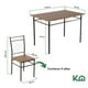 thumbnail image 5 of Juego De Comedor 4 Sillas Mesa Estructura Metalica y Tablero MDF Kingshouse cafe, 5 of 7