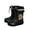 5-Black, variant on ibiyuan Rain Shoes Kids Waterproof Lightweight Cartoon Rubber Rain Shoes with Adjustable Drawstring Non- Sole Shoes Outdoor Fishing Shoes Easy-On,6-7Years