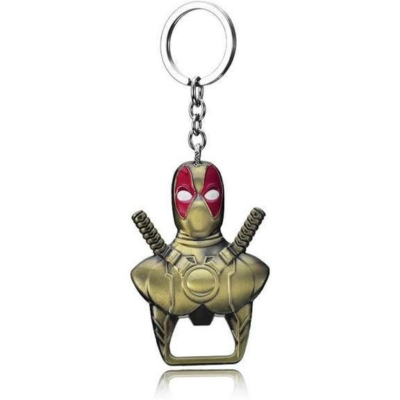 Deadpool Metal Keychain Keyring Bottle Opener