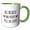 Green/White, variant on 3drose, All Because Two People Fell in Love Wedding Gift Honeymoon and Bridal Shower Gift, 11oz Magic Transforming Mug