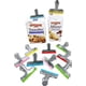 thumbnail image 4 of Paquete de 12 clips para chips con bordes de silicona, clips resistentes para bolsas para Fo, 4 of 5