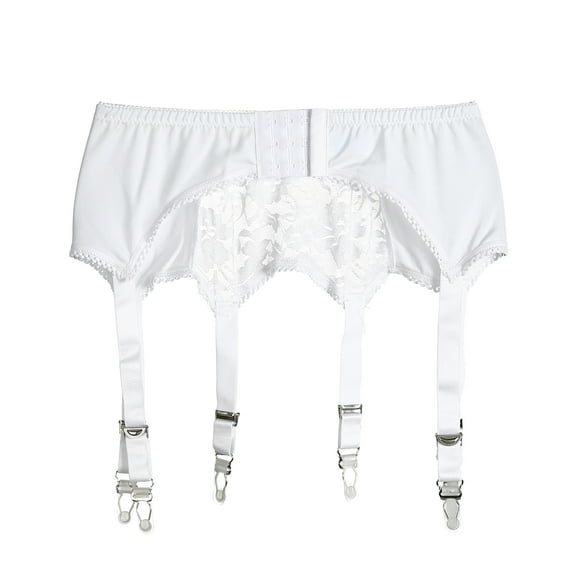 Gupgi Women Lace Sexy Six Claw Garter Adjustable FemaleThigh-Highs Garter Belt