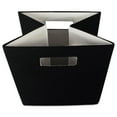thumbnail image 3 of DII Polyester Cube Solid Black Square 11x11x11, 3 of 4