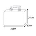 thumbnail image 3 of CAJA DE PICNIC TEJIDA DE PLÁSTICO RATTAN INODORO RETRO CAJA DE ALMACENAMIENTO TEJIDO CON ENFORMA DE ANILLO PARA AL AIRE LIBRE, 3 of 6