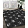 thumbnail image 2 of Ahgly Company Indoor Square Patterned Night Black Area Rugs, 7' Square, 2 of 6