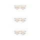 thumbnail image 2 of Anillos para Pezones Sonducket 4 Piezas Cuerpos de Acero Inoxidable Decoración de Pecho Sexy Oro Rosa, 2 of 6