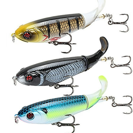 Topwater Fishing Lures Plopper Fishing Lure Hard Bass Whopper Lure Kit