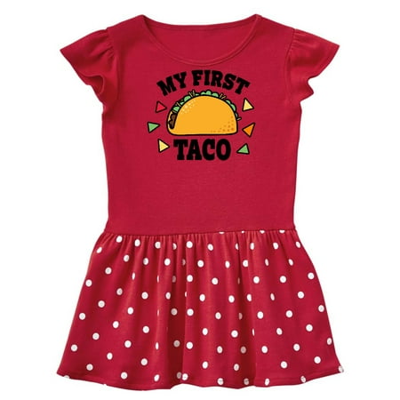 

Inktastic My First Taco Cinco De Mayo Gift Baby Girl Dress