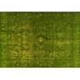 thumbnail image 1 of Ahgly Company Machine Washable Indoor Rectangle Persian Yellow Traditional Area Rugs, 3' x 5', 1 of 4