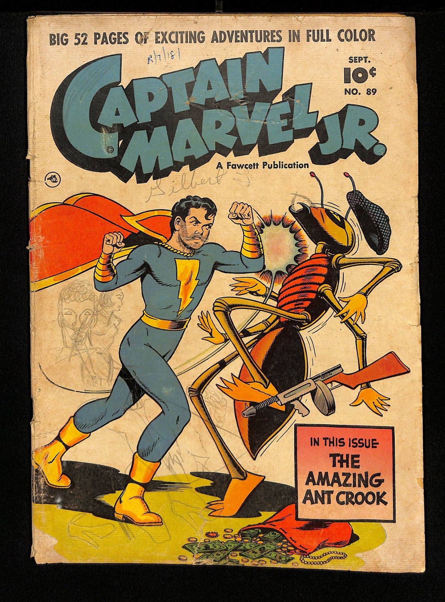 Cover of Captain Marvel Jr. #89