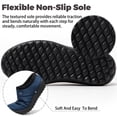 thumbnail image 6 of Knivor Unisex Scuff Slippers for Women Men Puffy Padded Upper Fleece Lined Water‑Resistant Winter House Shoes Non‑Slip Indoor Outdoor Slip‑On Slippers, 6 of 10