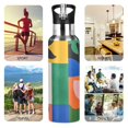 thumbnail image 7 of Yayeee 20oz Insulated Water Bottle Double Wall Stainless Steel with Flip Straw Lid, Abstract Plants, 7 of 7
