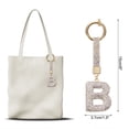 thumbnail image 2 of Encanto de letra B de Uxcell, encanto de alfabeto de rhinestone para hacer joyas, blanco, 2 of 6