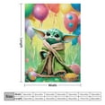 thumbnail image 2 of Baby Yoda Blanket Flannel Soft Blanket CouchCustom Bedding for Room for Christmas Birthdas (30"x40") Style, 2 of 7