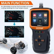 CICPAP OBD2 Scanner Color Screen and Live Data, Check Engine Code Reader with Reset, Plug & Play Upgraded Indicator Light, Test Voltage/EVAP/O2 Sensor, Diagnostic Scan Tool for All Cars Since 1996