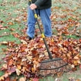 thumbnail image 7 of YeYeBest 25 Tines Heavy Duty Garden Leaf Rake for Lawns, 65" Long 18" Wide Adjustable  Sturdy Metal Yard Rake with Non-Slip Comfort Handle, 7 of 7