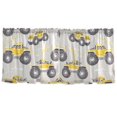 thumbnail image 7 of Yayeee Kitchen Curtains Tier Set of 2 Light Filtering 57"x36" Over Sink Window Panels, Trucks Pattern, 7 of 7