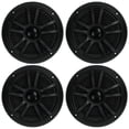 thumbnail image 1 of BOSS 6.5" 360W Dual Cone Black Marine Boat Outdoor Audio Speakers, 4pk | MR6B, 1 of 7