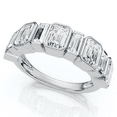 thumbnail image 4 of Pompeii 2.00Ct Emerald Cut Wedding Ring Anniversary Band 14k Gold Lab Grown (G/H,VS2-SI1), 4 of 6