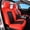 Red & Black, variant on 2025 for HYUNDAI IONIQ 5 Seat Cover, Car Seat Covers, Waterproof PU Leather 5 Seats Full Set Non-slip Beautify Interior, Protect Car Seats
