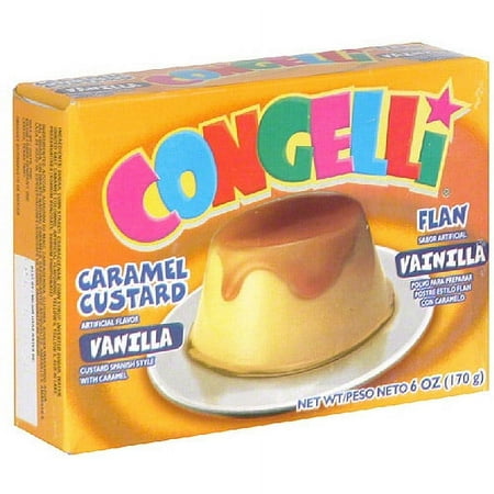 Con-Gelli Caramel Custard, 3 oz (Pack of 24)