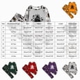 thumbnail image 4 of TOWED22 Kids Halloween Print Pajama Set, Long Sleeve Crew Neck Sleepwear with Pants, Soft Matching Family Holiday Outfit,14 Y, 4 of 7
