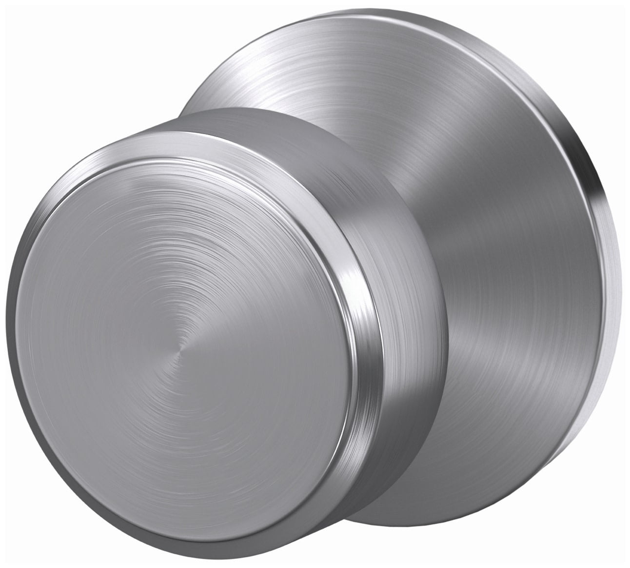 Schlage FC172SWA619KIN Custom Swanson Non-Turning Two-Sided Dummy Door Knob Set - Nickel