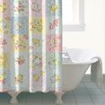 thumbnail image 4 of Pioneer Flower Floral Print Pattern Shower Curtain 84"x72", Bathroom Decorative Shower Curtain Set with 12 Hooks, Waterproof Washable, 4 of 6