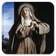 thumbnail image 2 of Vinyl Drink Coasters - Set of 4 - St Margarita Da Cortona, 2 of 3