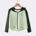 thumbnail image 3 of Mgmyaa Long Sleeve Hoodies with Zipper for Boys and Girls Summer Ice Silk Sun Protection Clothing Loose and Breathable Coat, 3 of 3